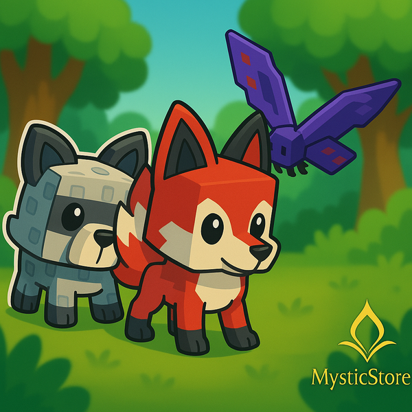 🐾 Raccoon + Red Kitsune + Butterfly | Ultra Rare Pet Bundle | Limited Edition | Only €39.99 | Instant Access 🚀